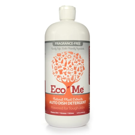 Eco Me Auto Dishwasher Detergent, Fragrance-Free 32 oz., PK6 ECOM-ADFF32-06
